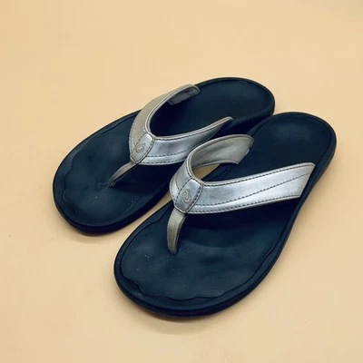 Sandalias de tanga OluKai Ohana para mujer 7,5 M correas marfil Foto 1 de 4