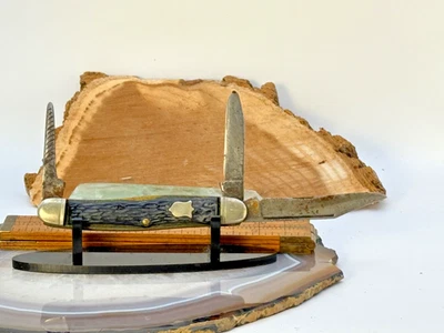 Vintage Camillus NY USA 68 3 Blade stockman w/punch Delrin Handles--2149.25 - Image 1 of 4