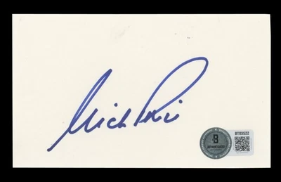 Nick Price PGA TOUR Authentic Signed 3x5 Index Card Autographed BAS #BT03522 - Image 1 of 2