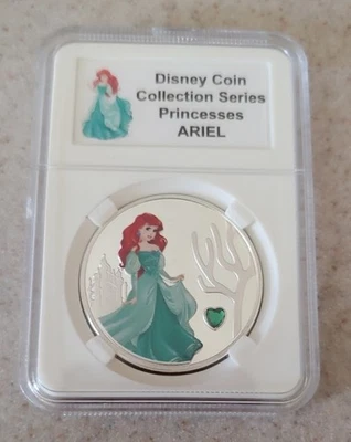 Moneda Medallón Colectivo Disney Princesas Corazón Joyas - Ariel LE150 Foto 1 de 4