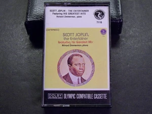 RICHARD ZIMMERMAN: Scott Joplin the Entertainer Cassette Play Tested - Imagen 1 de 6