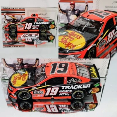 AUTOGRAPHED MARTIN TRUEX JR 2021 PHOENIX WIN BASS PRO SHOPS  1/24 ACTION - Image 1 of 4