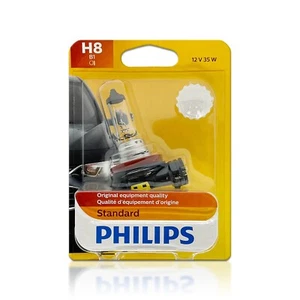 Philips Estándar OEM H8 Halógeno Faros Antiniebla Bombilla 12360B1 12V 35W - Paquete de 1 - Imagen 1 de 6