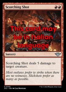 MTG SCORCHING SHOT EXC - COLPO USTIONANTE 145 - OTJ - MAGIC - Picture 1 of 1