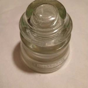 Aislador de vidrio transparente vintage HEMINGRAY-45 hecho en EE. UU. 76-45 - Imagen 1 de 6