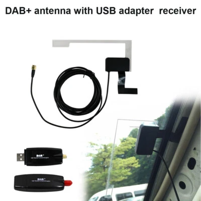 USB Digital Radio Receiver DAB+Radio Tuner Receiver Stick For Android Car Stereo - image 1 of 4