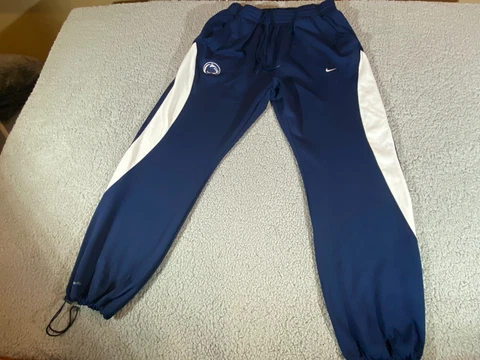 Penn State Pants Mens 3XL Blue Nike Dri Fit Drawstring Nittany Lions Football Cover