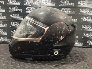 Seven Zero Seven Connex Bluetooth Helmet DOT  Small Black V210 2010 Painted USED - Picture 1 of 9