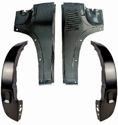 47-54 Chevy Truck LH & RH Full Front Cowl & Inner Footwell Filler Patch Panels - Image 1 of 4