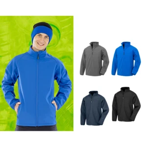 Result Genuine Recycled hombre reciclado de 2 capas de chaqueta blanda imprimibl - Imagen 1 de 13