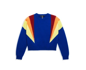 Aqua Girls' Cashmere Colorblock Panel Big Kid Cobalt/Primary Size L 2096 - Picture 1 of 2