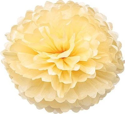 5X Pom Pom 4" 8" 12" Papel Pañuelo Color Flores Boda Fiesta Artesanía Decoración Foto 1 de 2