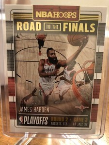 2018-19 NBA HOOPS JAMES HARDEN ROAD TO THE FINALS #/999 HOUSTON ROCKETS