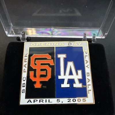 Giants Vs Dodgers Limited /250 Opening Day April 5 2005 MLB Lapel Pin New - Image 1 of 2