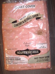 NEW DUVET COVER COMFORT &BLANKET COVER Never Press72"x84"180 x200cmMASTERCALE - Picture 1 of 5
