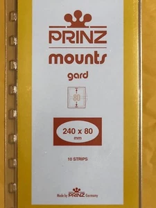 PRINZ STAMP MOUNTS 240/80  ***WE ARE A VETERAN SUPPORTIVE BUSINESS*** - Picture 1 of 4