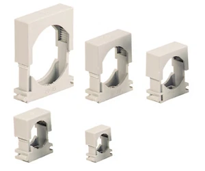 Reihen-Druck-Schelle Druckschelle Abrazadera Cable Sujetacables Clip Separador - Photo 1/2