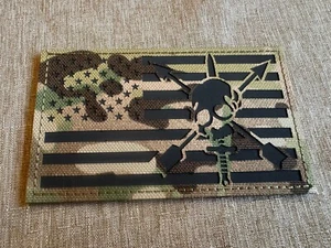 Grande toppa bandiera USA forze speciali CAG SF berretti verdi Gbrs FOG Ferro Concepts - Foto 1 di 1