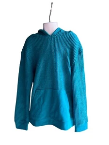 Cat And Jack kid’s Blue Hooded Sweatshirt size XS 4/5 - Picture 1 of 3
