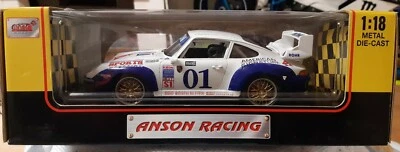 ANSON 1/18 PORSCHE 911 GT 2 #01# COME NUOVO RARO .NO BURAGO UT MODELS   SOLIDO. - Immagine 1 di 3