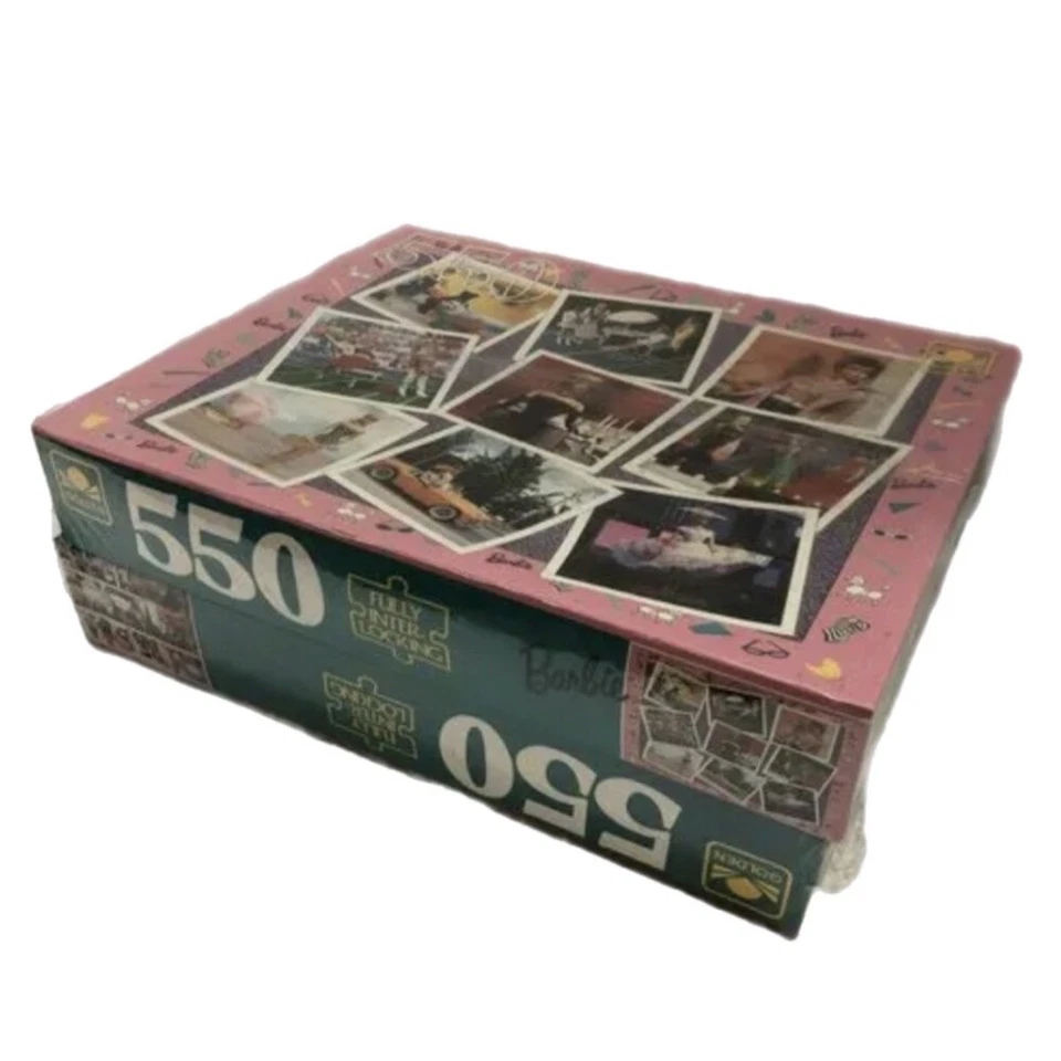 Paquete doble de rompecabezas dorado de 550 piezas Barbie Collage Muñecas surtidas ¡NUEVAS! ¡VENDIMIA! Foto 1 de 3