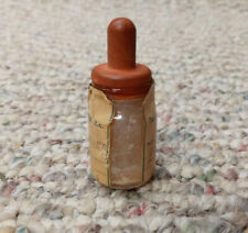 Vintage medicine bottle, eye drops prescription, rubber top 1954. Bloomington Il