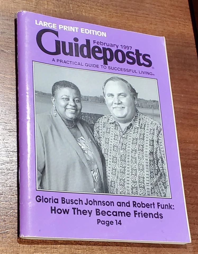 Guideposts Magazine - Feb 1997 - Gloria Busch Johnson/Robert Funk - Large Print - Image 1 of 2