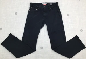 Levis Denizen 216 Skinny Fit Black Stretch Denim Adjustable Jeans Sz. 12R - Picture 1 of 10