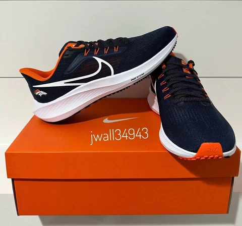 NEW 2022 Denver Broncos Nike NFL Air Zoom Pegasus 39 Men's Running Shoe Sneaker Cover