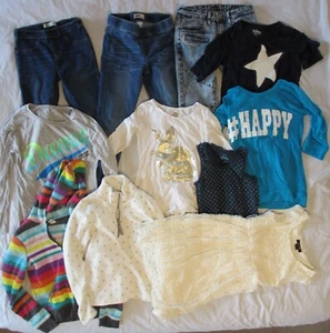 Girls Size 8 Shirts, Tops, Pants, Jeggings, Hoodies, Dress, 23 Items - Picture 1 of 15