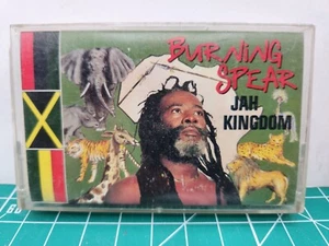 Burning Spear Jah Kingdom Cassette Tape 1991 Island 162 539 915-4 Roots Reggae - Foto 1 di 3