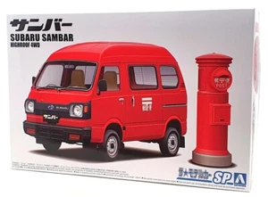 Aoshima 1/24 Scale Model Kit 05998 - Subaru Sambar High Roof 4WD - Bild 1 von 5