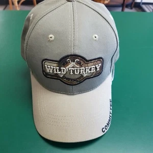 Ball Cap Hat Wild Turkey National Federation Committee Khaki Canvas - Picture 1 of 6