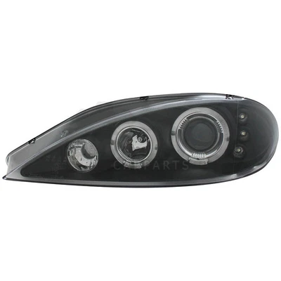 2 x Scheinwerfer für LED Renault Megane 99-02 Angel Eyes black / schwarz 1017923 - Bild 1 von 2