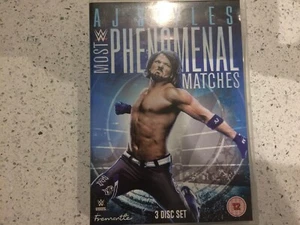DVD - WWE - AJ STYLES MOST PHENOMENAL MATCHES COLLECTION - WRESTLING - Foto 1 di 2