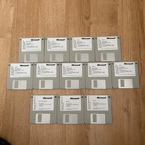 MICROSOFT WINDOWS FOR WORKGROUPS 3.11 & MS-DOS 6.22 FLOPPY DISK SETS *PORTUGUESE - Picture 1 of 4