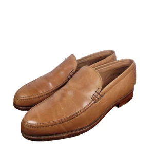 Mocassini Alfred Sargent UK 8,5 E EU 42,5 Apethorpe pelle marrone made in England - Foto 1 di 12