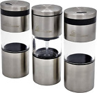 3 Piece Grilling & BBQ Spice Shaker Set | Magnetic & Stainless Steel