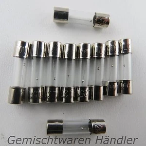 10x 1A Fuse Glass Tube Fuse Slow Blow 20mm 1 2 3,15 4 5 8 10 A Fuses - Picture 1 of 1