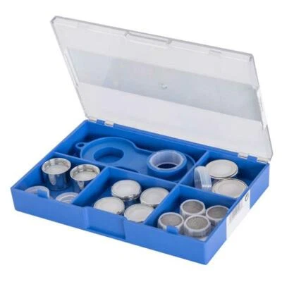 duschmeister Perlator Wassersparer Strahlregler Set 23-teilig für Wasserhahn - Bild 1 von 2