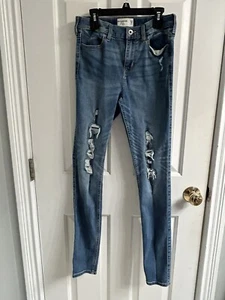 Girls Abercrombie Kids High-Rise Jean Leggings-Size 15/16 Long - Picture 1 of 10