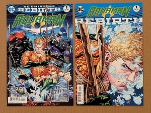 Aquaman #1 plus Renacimiento #1 Lote de 2 DC 2016 casi nuevo promedio - Imagen 1 de 2