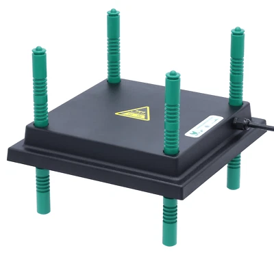 Agrarflora Küken Wärmeplatte 25x25cm (13W, 230V) Heizplatte zur Kükenaufzucht