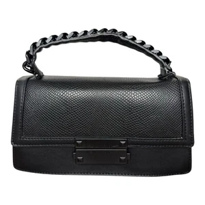 Nicole Miller Purse Women's Small Satchel Handbag Crossbody Strap Black NWT - Picture 1 of 5