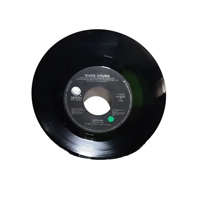 Wang Chung Lets Go Vinyl 45 Record Geffen 85317 1986 - Image 1 of 2