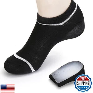 Invisible Height Increase Insoles with Socks 2-in-1, 1 Pair Wearable Heel Cus - Picture 1 of 5