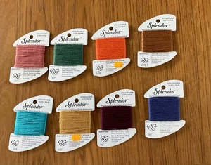 Rainbow Gallery Splendor 12 ply silk, mixed collars. Lot of 8 - Picture 1 of 2