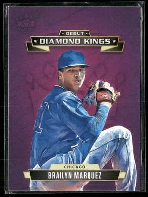 2021 Panini Diamond Kings #DDK-CC Brailyn Marquez Debut Diamond Kings Cubs - Image 1 of 2