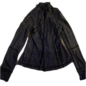 Chaqueta Lululemon Define Talla 10 Negra Salpicaduras Ajuste Favorecedor $128 - Imagen 1 de 3