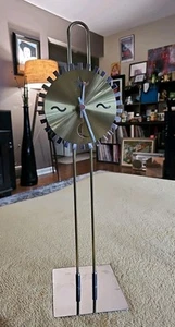 IKEA 1995 SOLE/LUNA/STARS orologio a cappotto ottone/acciaio inossidabile testato vintage 17,5" - Foto 1 di 14